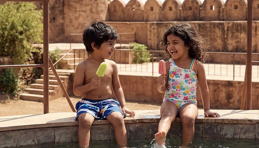 Kids wearing easy summer outfits in breathable styles for playtime and outings from Westside