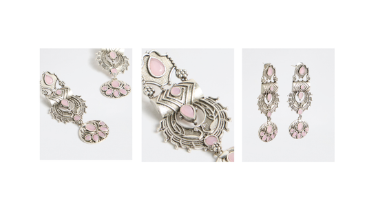Statement jhumkas styled with kurtas, dresses and everyday outfits from Westside